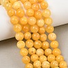 Natural Dyed White Jade Beads Strands GG-CBAEB22-B01-8mm-12-1