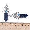 Natural Sodalite Faceted Pointed Bullet Big Pendants G-H076-02P-013-3