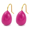 304 Stainless Steel Enamel Teardrop Dangle Earrings for Women EJEW-U023-01G-04-2