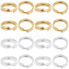 80Pcs 2 Colors Brass Split Rings KK-BBC0014-04A-1