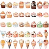 Food Theme PVC Plastic Sticker Labels STIC-PW0005-09-2