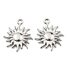 Non-Tarnish 304 Stainless Steel Pendants STAS-R124-05P-1
