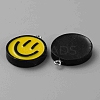 Opaque Resin Enamel Pendants RESI-WH0036-20A-1
