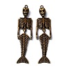 Tibetan Style Alloy Big Pendants X-TIBE-Q067-01AB-NR-2