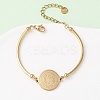 Religion 304 Stainless Steel Link Bracelets for Women LS-BJEW-F524-02B-G-1