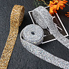 Glitter Resin Hotfix Rhinestone(Hot Melt Adhesive On The Back) OCOR-TA0001-14-8