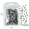 Transparent Flat Back Glass Rhinestone Cabochons MRMJ-T063-369A-2