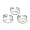 Tarnish Resistant 304 Stainless Steel Finger Rings RJEW-L102-16P-1