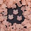 Frosted Transparent Acrylic Beads X1-OACR-P029-18B-02-1