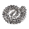Electroplate Transparent Glass Beads Strands EGLA-B012-AB20-2