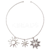 100Pcs 10 Styles Tibetan Style Alloy Charms TIBEP-CJ0001-59-8
