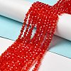 Transparent Glass Beads Strands EGLA-A035-T4mm-D01-2