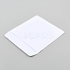 Square Paper CD Storage Bags with Round PP Plastic Visible Window ABAG-WH20001-28-2