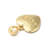 Rack Plating Brass Pendants KK-H431-31G-3
