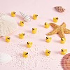 50Pcs Resin Ornaments Cute Little Yellow Duck Ornaments DIY Landscaping JX882A-4