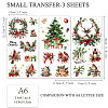 3 Sheets 3 Styles PVC Waterproof Decorative Stickers DIY-WH0404-158-2