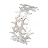 304 Stainless Steel Cuff Bangles for Women BJEW-P370-02P-2