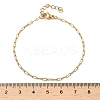 304 Stainless Steel Paperpclip Chains Bracelets for Women BJEW-U043-01G-5