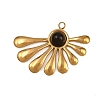Natural Tiger Eye Pendants STAS-G363-07G-1