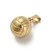 304 Stainless Steel Charms STAS-Q343-09G-2