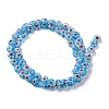 Handmade Millefiori Lampwork Beads Strands LAMP-G164-11D-2