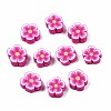 Handmade Polymer Clay Beads CLAY-S096-006J-1