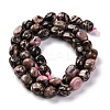 Natural Rhodonite Beads Strands G-G146-A07-01-3