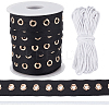 10 Yards Cotton Button Tapes DIY-OC0012-97-1