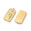 304 Stainless Steel Rhinestone Pendants STAS-L308-02B-G-2