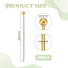 200Pcs Brass Ball Head Pins KK-ME0002-87-2