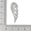 Non-Tarnish 304 Stainless Steel Pendants STAS-L279-007P-3