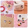 9Pcs 9 Style Astronaut Brooch Pins JEWB-SZ0001-36-7