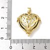 Brass Micro Pave Cubic Zirconia Pendants KK-U046-11G-01-3