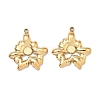 Ion Plating(IP) 304 Stainless Steel Pendants STAS-G347-01G-1