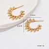 304 Stainless Steel Sun Stud Earrings ZJ1765-2-3