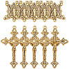 20Pcs 2 Styles Alloy Tibetan Style Pendants & Chandelier Component Links Kits FIND-SC0022-98-7