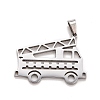 Non-Tarnish 304 Stainless Steel Pendants with 201 Stainless Steel Clasp LS-STAS-A058-01P-2