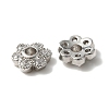 Rack Plating Brass Cubic Zirconia Bead Cap KK-C020-12B-P-1