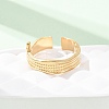 304 Stainless Steel Open Cuff Rings for Women RJEW-K309-20G-2
