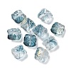 Baking Paint Transparent Glass Beads GLAA-C035-01-2