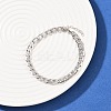 304 Stainless Steel Curb Chain Bracelets for Women BJEW-G757-14P-1