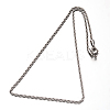 Non-Tarnish 304 Stainless Steel Rope Chains Necklaces LS-NJEW-O067-A-37-2