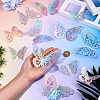 7 Bags 7 Styles Paper Wall Stickers DIY-TA0013-20-6