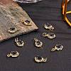 5Pcs Brass Micro Pave Cubic Zirconia Charms ZIRC-SZ0002-15B-4