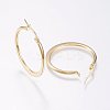 304 Stainless Steel Hoop Earrings EJEW-F105-21G-2