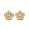 Brass Pave Cubic Zirconia Multi-strand Links ZIRC-F145-05H-01-1
