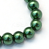 Baking Paint Glass Pearl Round Bead Strands X-HY-Q003-10mm-75-2