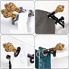Plastic Curtain Rod Heads FIND-WH0021-33A-5