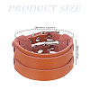1Pc Trendy Retro Unisex Punk Rock Style Wide Leather Cord Wristband Bracelets BJEW-LP0002-58B-2