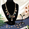 16Pcs 8 Styles Resin Pendants RESI-TA0002-14-7